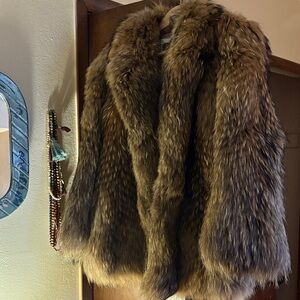 Parisian Brand Vintage Raccoon?  Fur Coat